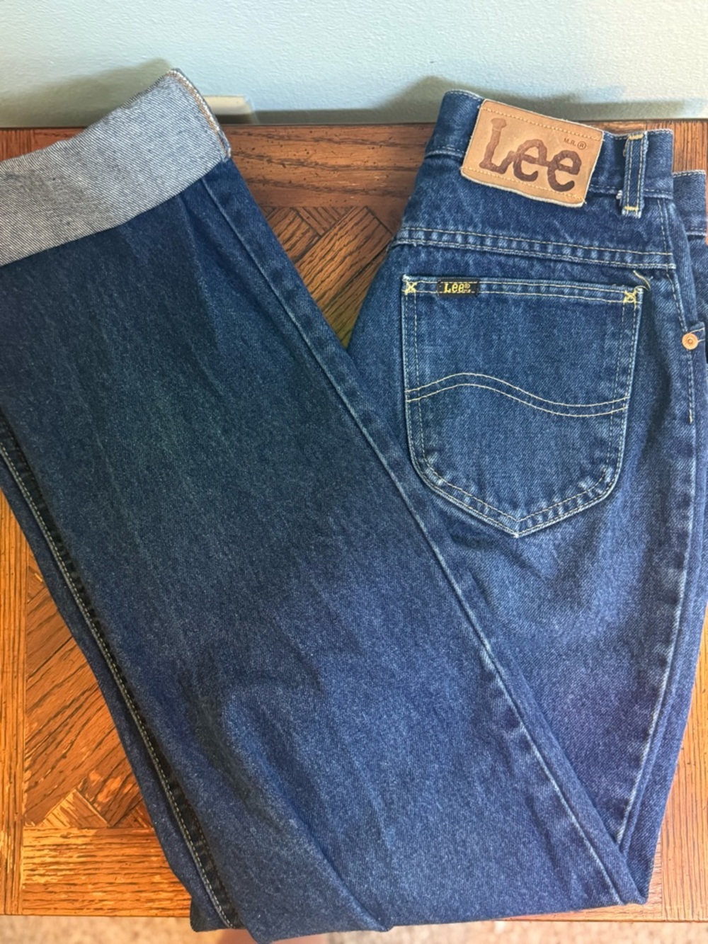Vintage Lee Women’s Indigo Straight Leg Jeans